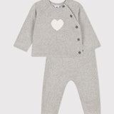 BABIES' WOOL BLENDED ENSEMBLE OUTFIT