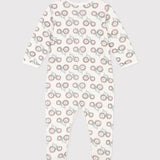 BABIES' VELOUR TRACTOR ROMPER