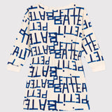 GIRLS' GRAPHIC PRINTED DRESS