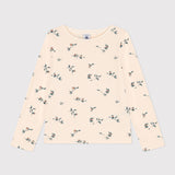 TODDLER GIRLS' FLORAL PRINT L/S T-SHIRT