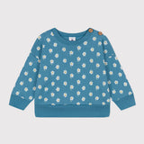 BABY GIRLS' FLORAL SWEATSHIRT