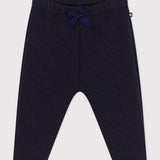 BABIES' QUILTED TUBE KNIT PANTS