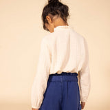 GIRLS' MUSLIN BLOUSE