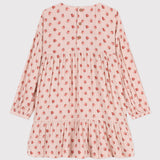 GIRLS' FLORAL PRINT MUSLIN DRESS
