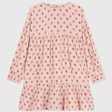 GIRLS' FLORAL PRINT MUSLIN DRESS