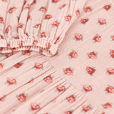 GIRLS' FLORAL PRINT MUSLIN DRESS