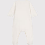 BABIES' VELOUR HEART ROMPER