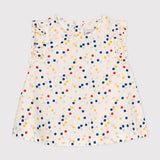 BABY GIRLS' SPOT POPLIN BLOUSE