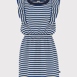 TODDLER GIRLS' STRIPED TERRY DRESS