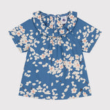 BABY GIRLS' FLORAL PRINT BLOUSE