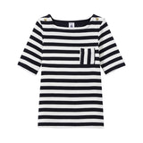 GIRLS' STRIPY T-SHIRT