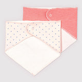 2 PACK BABIES' BANDANAS