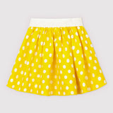 TODDLER GIRLS' LINEN POLKADOT SKIRT