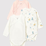 3 PACK BABIES' L/S BODYSUITS