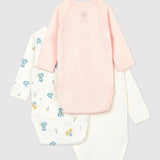 3 PACK BABIES' L/S BODYSUITS