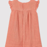 BABY GIRLS' MUSLIN DRESS