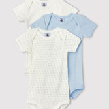 3 PACK BABIES' S/S BODYSUITS
