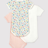 3 PACK BABIES' S/S BODYSUITS