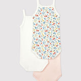 3 PACK BABIES' SINGLET BODYSUITS