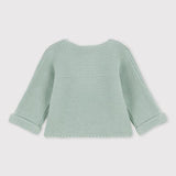 BABIES' ORGANIC KNITTED CARDIGAN