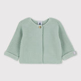 BABIES' ORGANIC KNITTED CARDIGAN