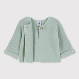 BABIES' ORGANIC KNITTED CARDIGAN