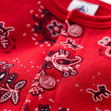 BABIES' PAISLEY PRINTED CARDIGAN