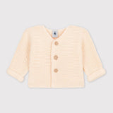 BABIES' ORGANIC KNITTED CARDIGAN