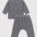 2 PIECE BABIES' VELOUR ENSEMBLE