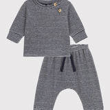 2 PIECE BABIES' VELOUR ENSEMBLE