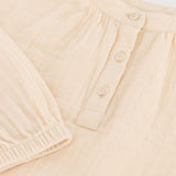 GIRLS' L/S MUSLIN BLOUSE