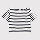TODDLER GIRLS' STRIPED JERSEY TOP