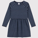 TODDLER GIRLS' STRIPED L/S DRESS
