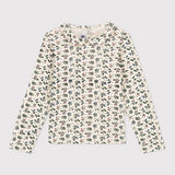 TODDLER GIRLS' FLORAL PRINT L/S TOP