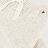 BABIES' QUILTED TUBE KNIT PANTS