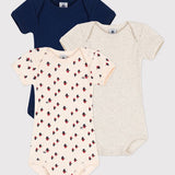 3 PACK BABIES' S/S BODYSUITS