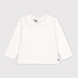 BABIES' COLLARED L/S BLOUSE