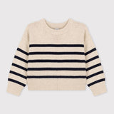 BRETON STRIPED WOOL BLENDED PULLOVER
