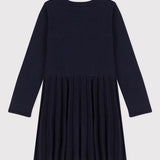 GIRLS' KNITTED SAILOR STYLE DRESS
