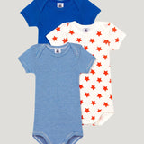 3 PACK BABIES' S/S BODYSUITS